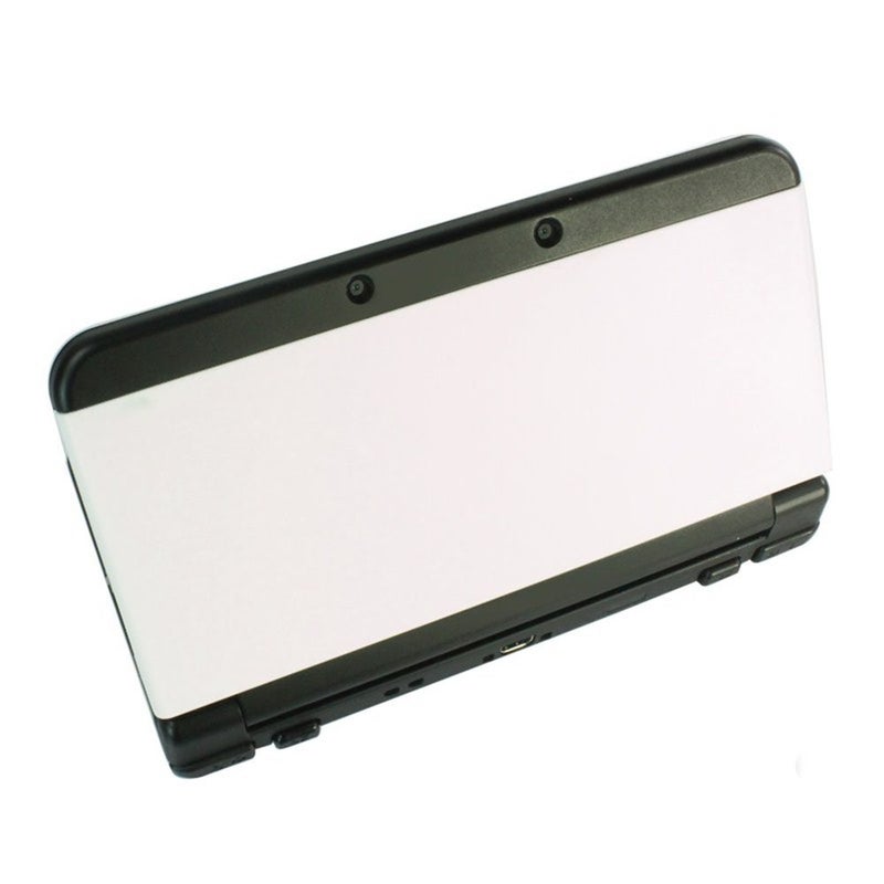 Ambertown for New 3DS 2015 Version Front Back Faceplate Plates Upper & Back Battery Housing Shell Case Cover (White) - Image 2